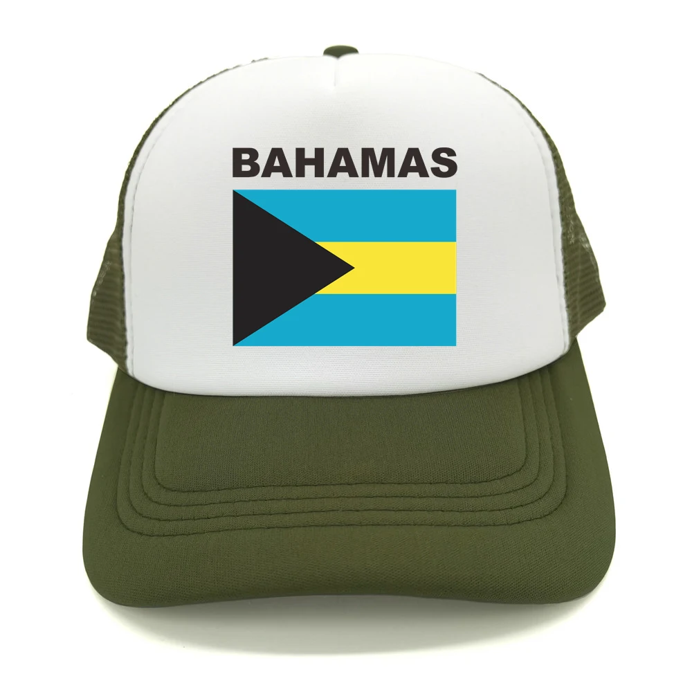 Bahamas Trucker Cap Men Cool Bahamas Hat Baseball Cap Unisex Mesh Net Caps