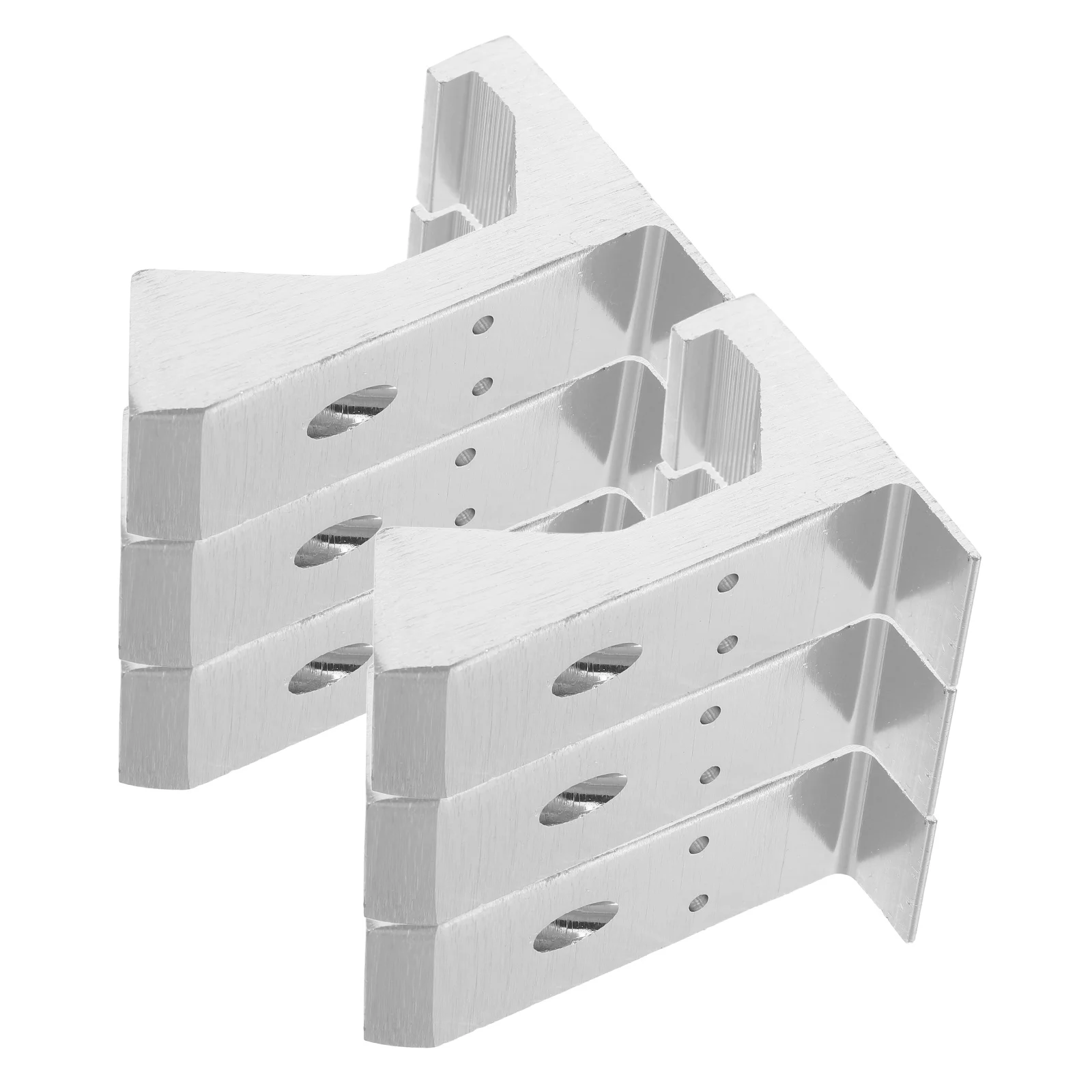 6pcs Aluminum Alloy Floor Repair Kit For Wooden Floors Durable Stabilization Set Eliminate Squeaky Sounds Natural Finish Easy