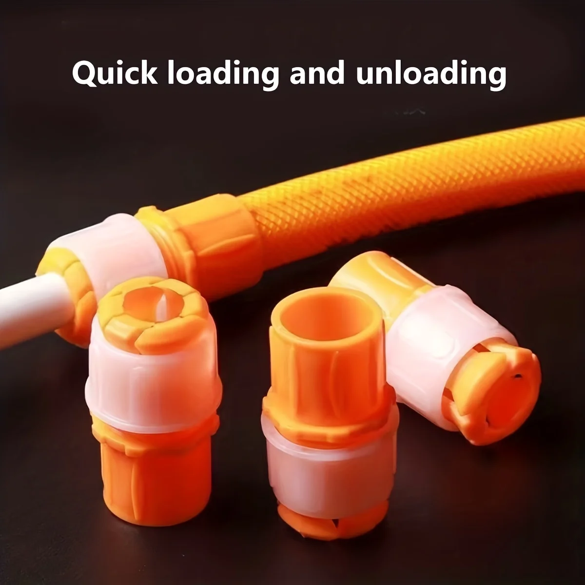 13pcs Water Tap Connector Soft Hose to Hard Hose Plastic Water Pipe Quick Connector