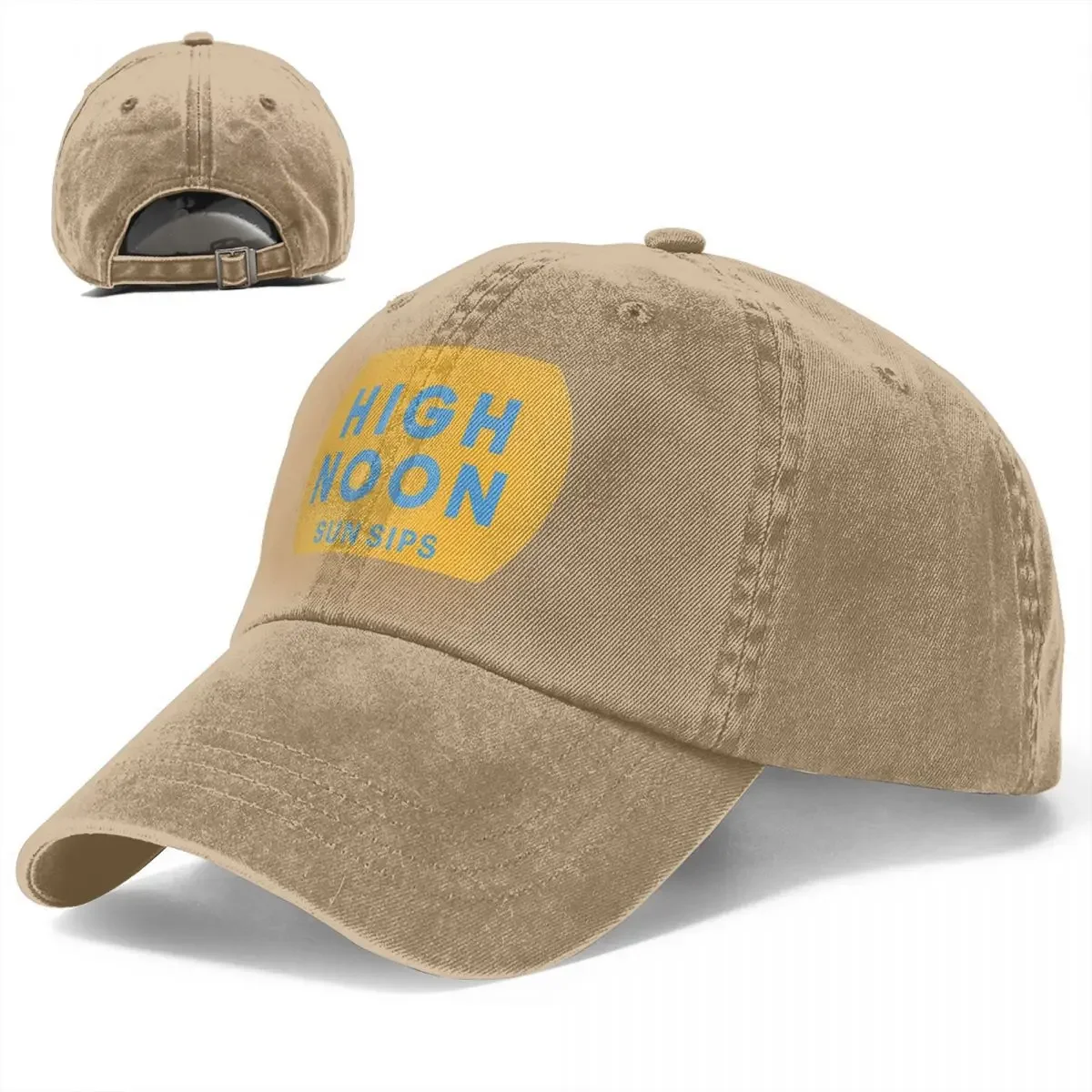 Casquettes de baseball réglables High Noon pour hommes et femmes, chapeaux en denim, chapeau de cowboy, streetwear, extérieur, mode