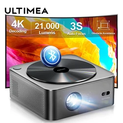 ULTIMEA Full HD Projector 1080P 4K Video Home Theater Projectors AutoFocus&6D Keystone Correction Smart 5G WiFi Bluetooth Beamer