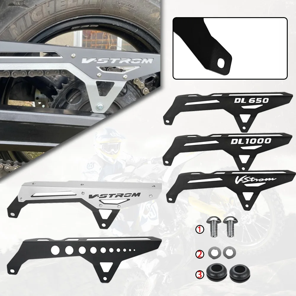 

Защитная крышка цепи мотоцикла 2023, защита звездочки для Suzuki DL650 V-Strom 650 DL1000 V-Strom 1000 DL1000 XT V-Strom 650/1000XT