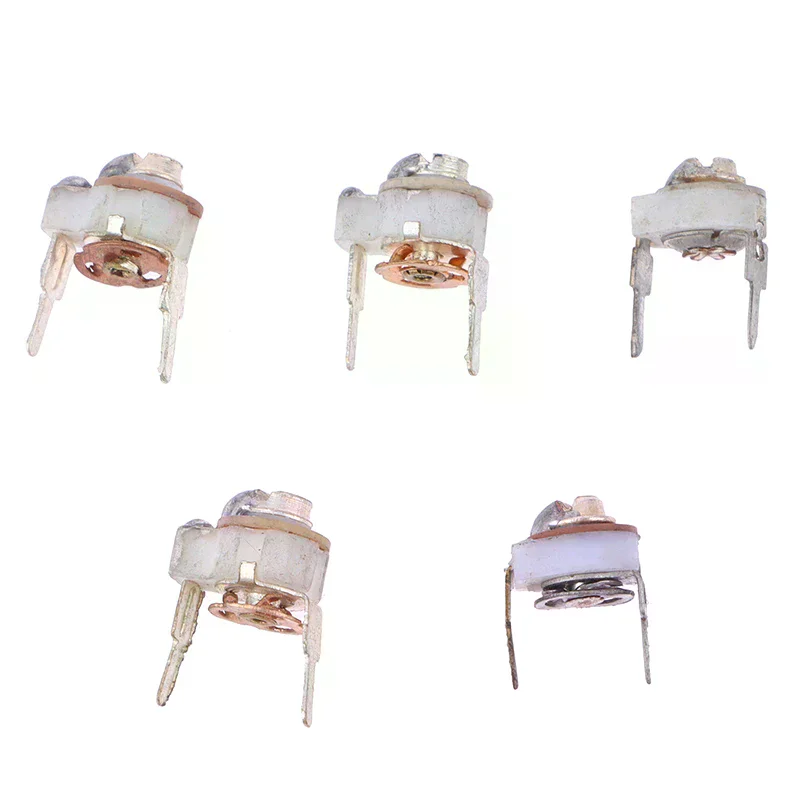 5PCS 5MM Ceramic Trimmer Capacit Adjustable Capacitor Trimmer Variable Ceramic Capacitor 3PF 5PF 10PF 20PF 30PF