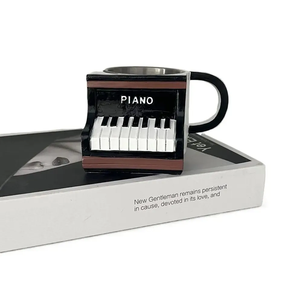 Creative Mold Resin Musical Instrument Coffee Cup Creative Mug Holiday Gift Decoration Item