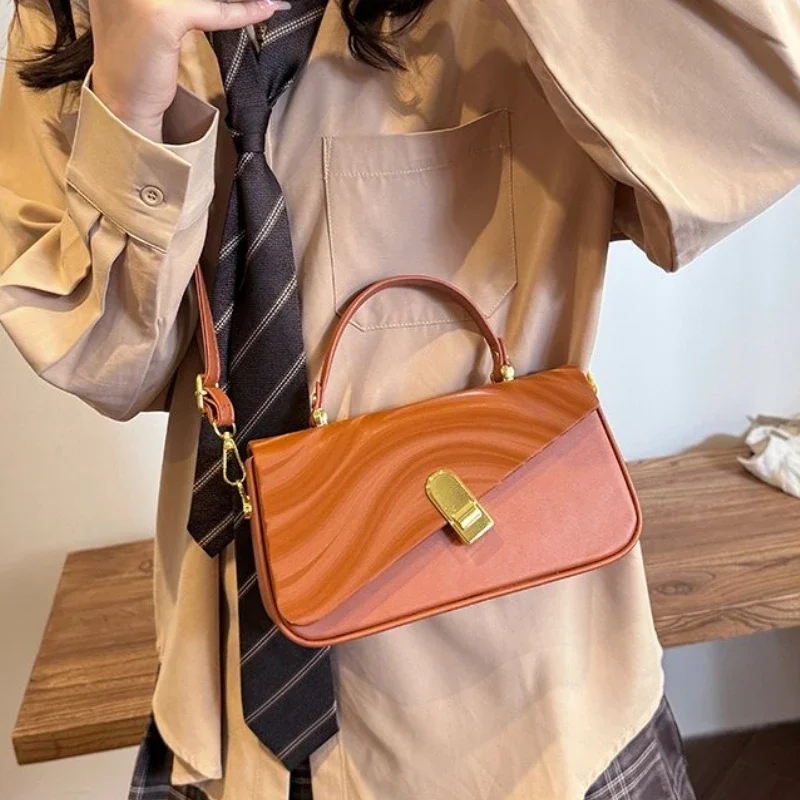 

Versatile Luxury Brand Women's Leather Crossbody Bag Shoulder Messenger Handbag Famous Designer Elegant Ladies