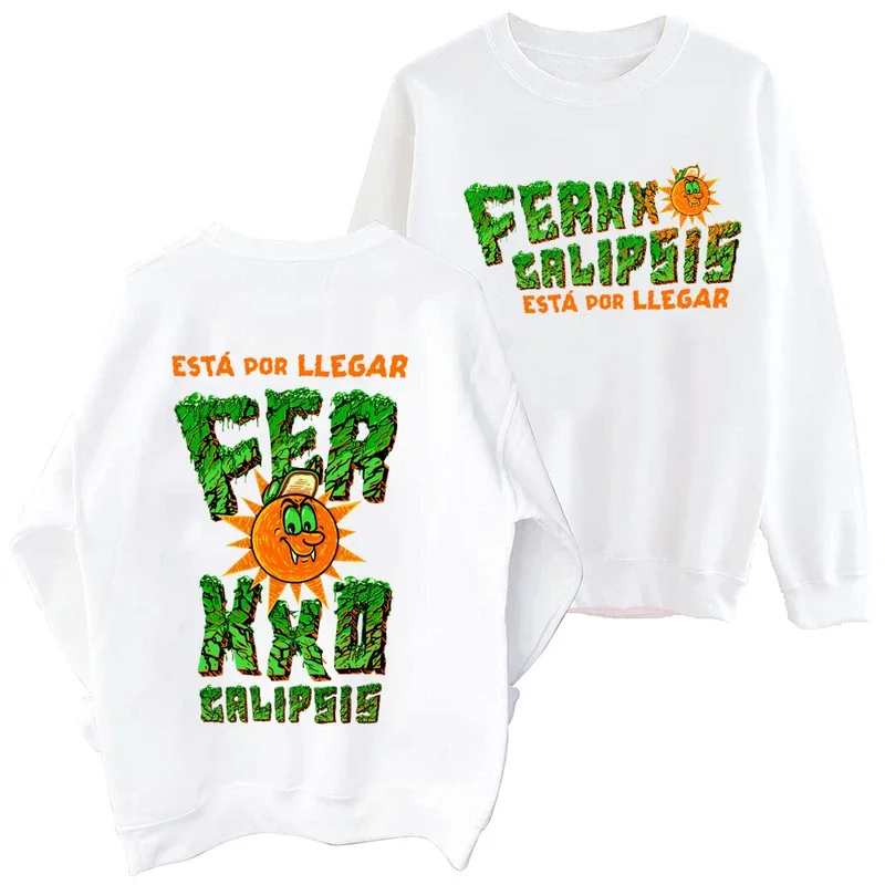 2024 Autumn Sweatshirts Hoodies Feid Ferrxxo Calipsis Nitro Monster 2024 Tour Hip Hop Hoodie Y2K Oversized Fans Gift Unisex (Us