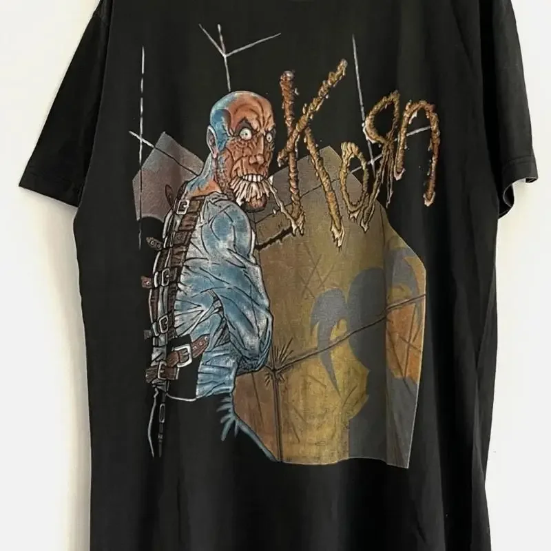 Vintage Korn Band Issues 1999 T Shirt  Black S 5XL