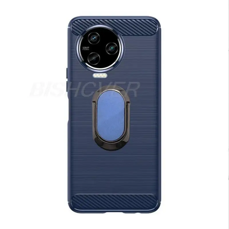 Brushed Carbon Fiber Silicone Shockproof Case For Infinix Note 12 Pro NFC 4G X676B 6.7\