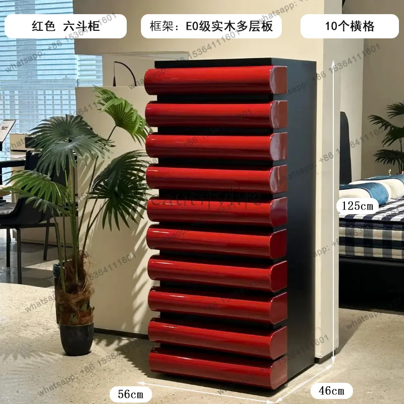 Bedroom Large Capacity Storage Cabinet home Modern Luxury TWR Solid Wood Piano Chest of Drawers Living Room Wall Storage Cabin