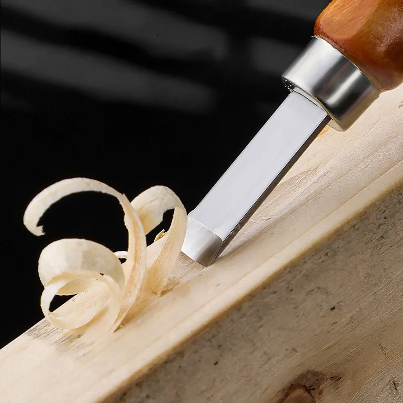 Professional Wood Carving Chisel Set Carbon Steel Heavy Duty For Wood Carving Carpenter Beginner DIY Craft Hand Tool