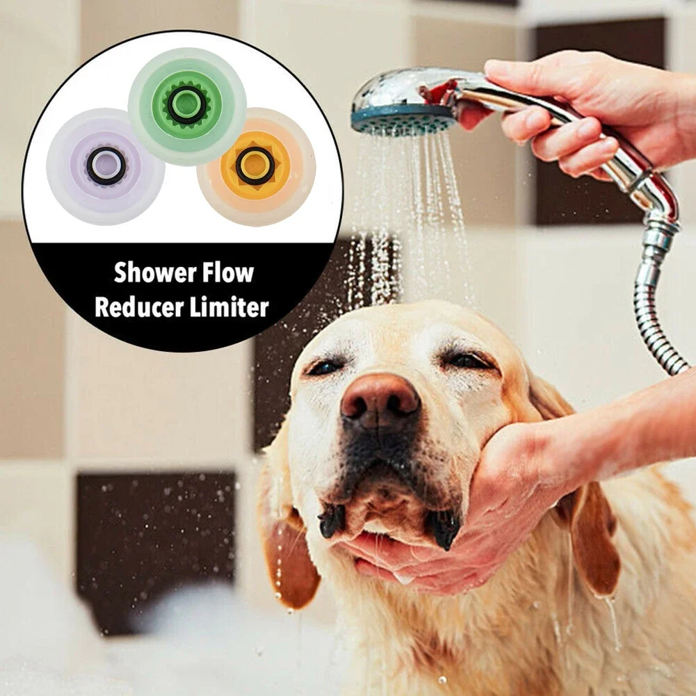 

5pcs Water-saving Tablet Water Flow Regulator Anti Clogging Filter Shower Nozzle Faucet Hose Noise Reduction SplashingPrevention