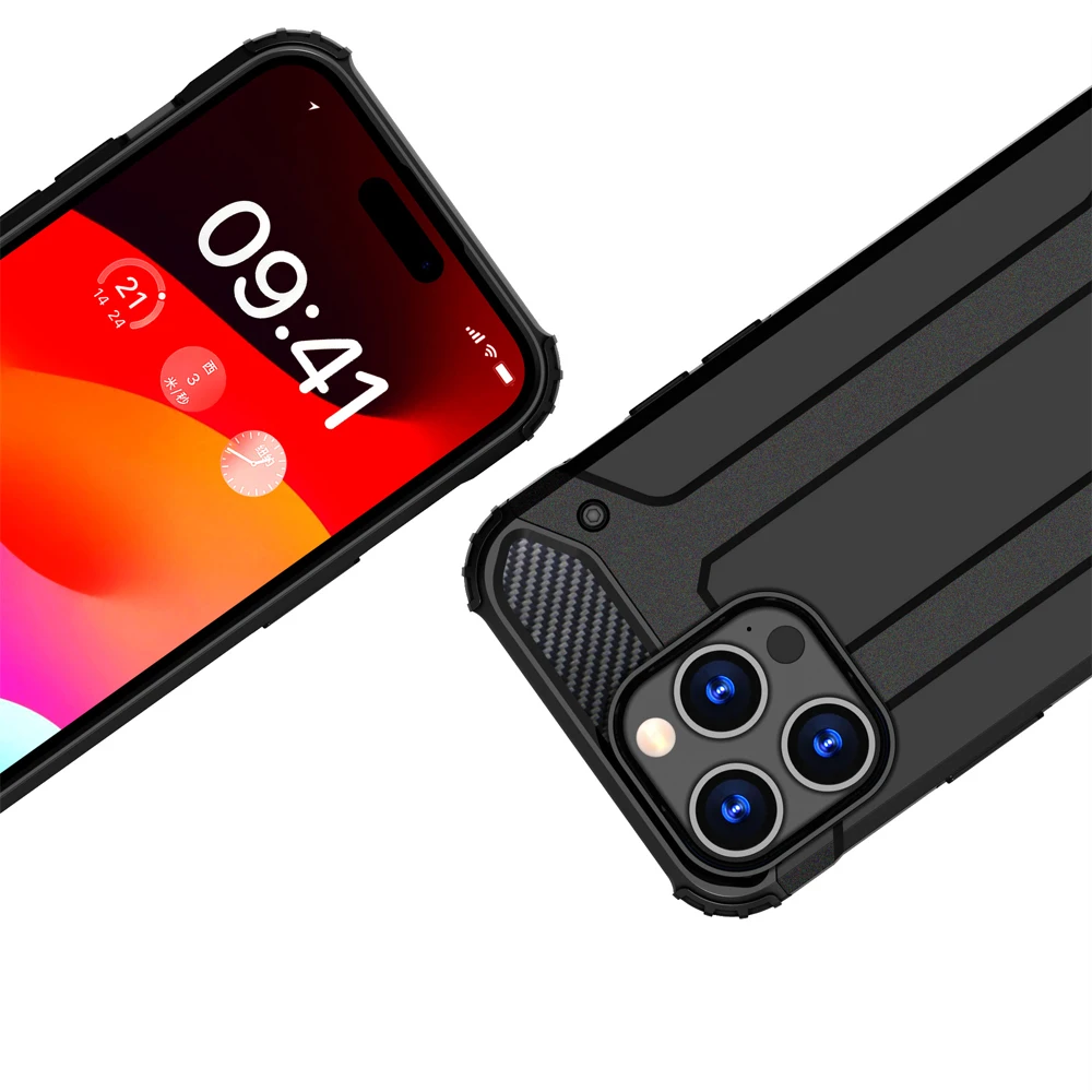 Military Rugged Armor Case For iPhone 14 13 12 Mini 11 Pro Xs Max XR 7 8 Plus SE 2020 2022 Shockproof Protection Back Cover