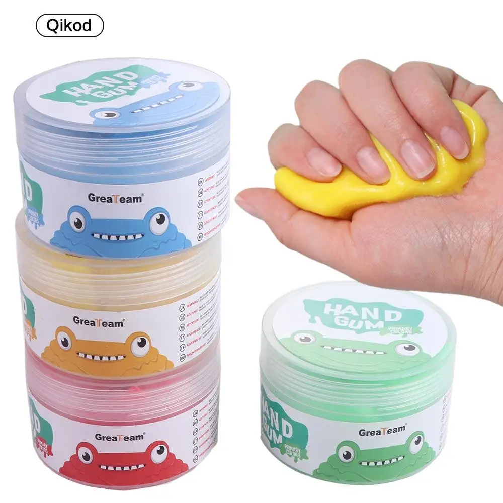 Squeeze Toy Soft Clay Hand Putty Squiz Toys Soft Stretchy 4pcs/set Finger Training Putty Non-Sticky Therapy Putty Set Kids Toys