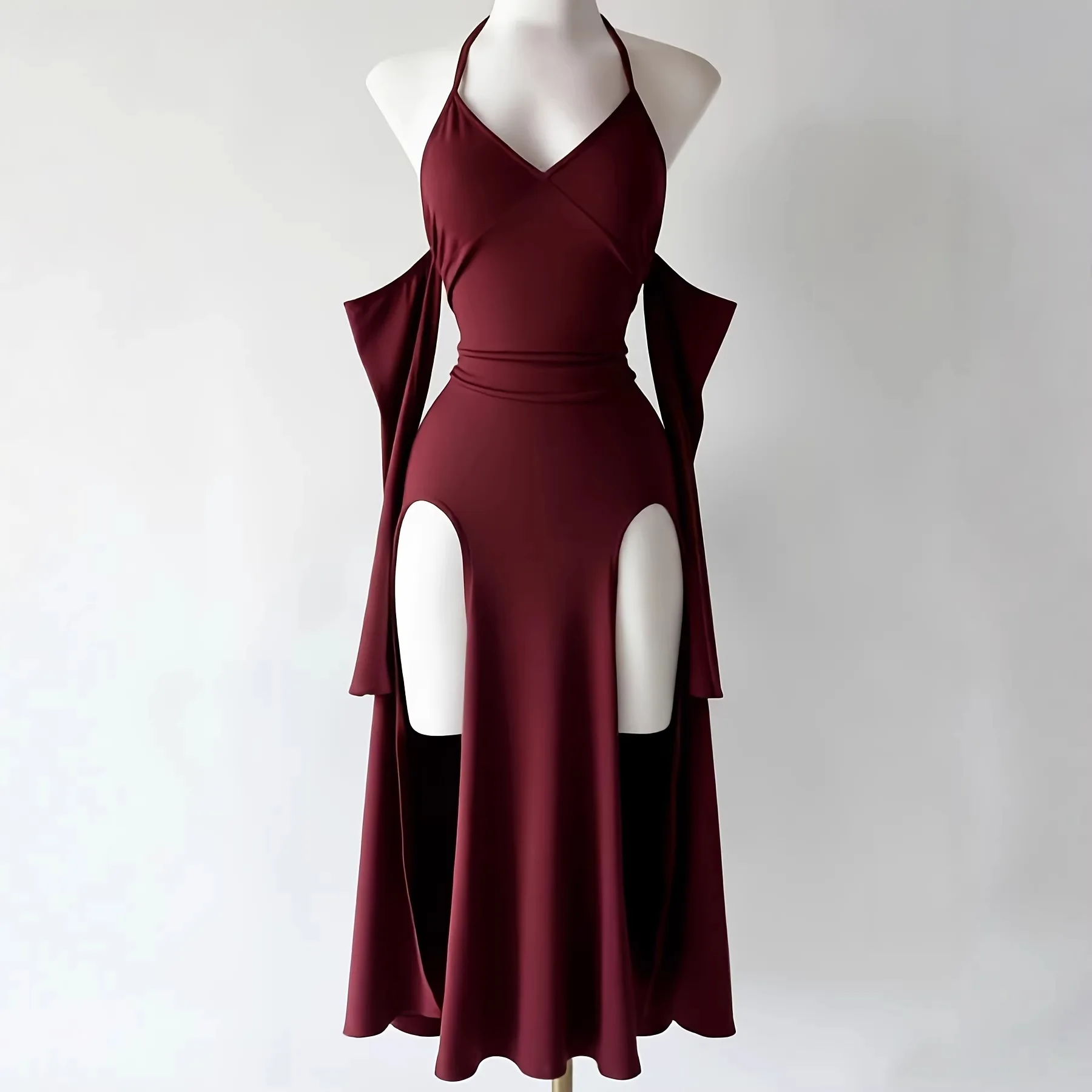 dark-gothic-style-neck-off-the-shoulder-dress-high-split-hollow-design-skirt-medieval-costume-halloween-party-outfits