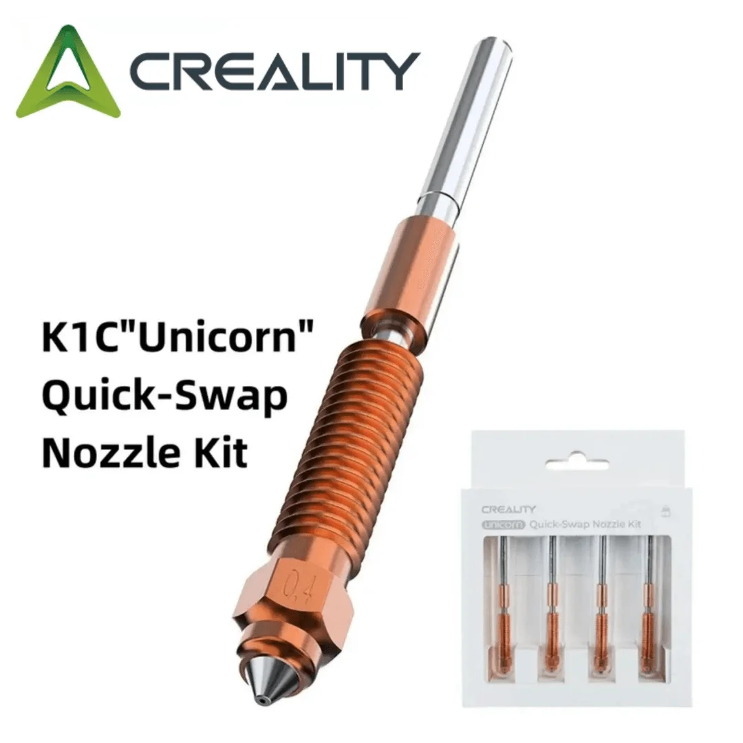 Creality new K1C Quick-Swap Nozzle Kit Swift Installation High-Flow Printing Upgraded Material Multiple Aperture Option