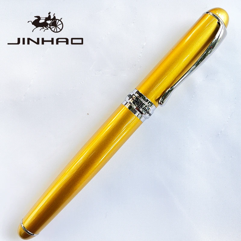 1 STKS 750 Kantoor Luxe Collectie Cadeau Zilveren Trim Metalen Busienss Roller Schrijfpen