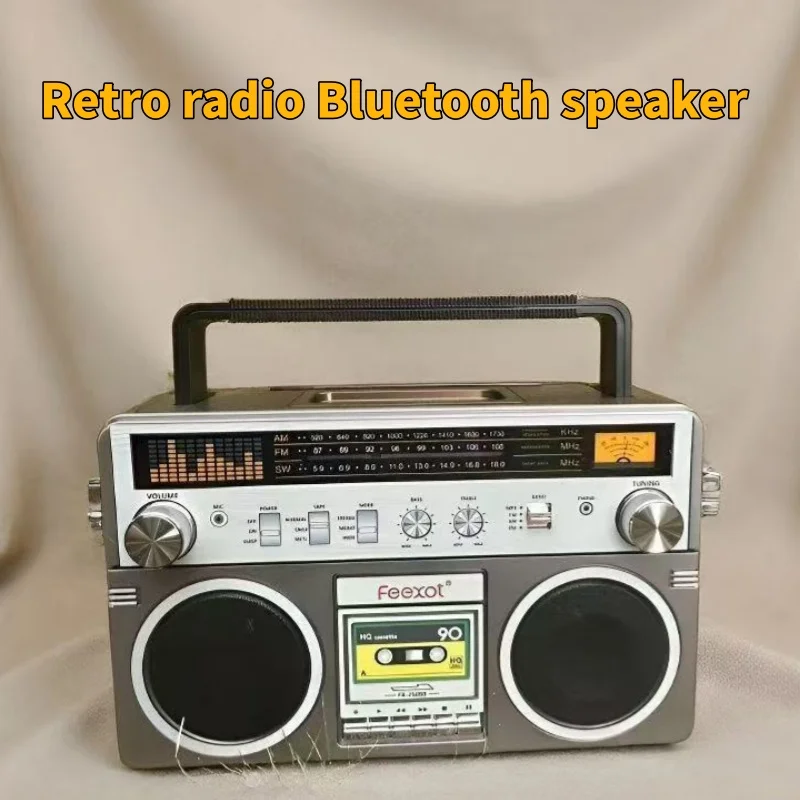 

Ретро-портативное FM/AM/SW радио с Bluetooth, USB, SD-картой и MP3-плеером для пожилых людей: прослушивание музыки и прослушивание трансляций