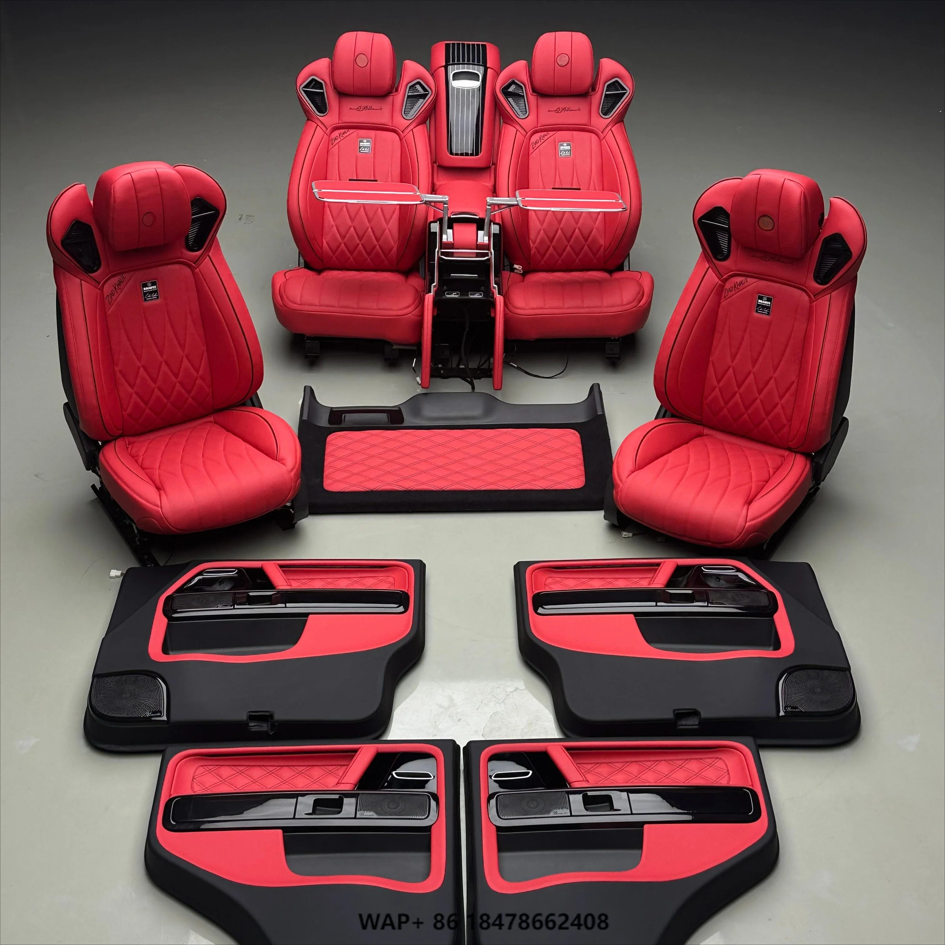 Suitable for G Class Rear and Front Interior VIP Seats Interior Door Panels Tailgate Wraps Interior Leather Renovation