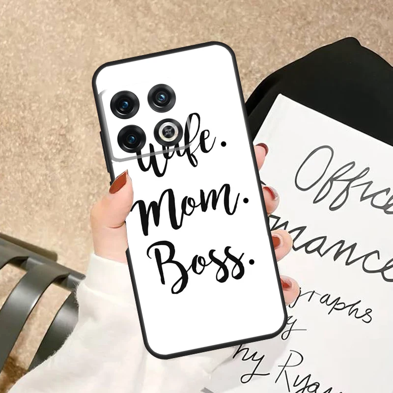 زوجة أمي بوس حافظة لهاتف OnePlus 13 13R 13T 12 12R 11 10 Pro 8T 10T Nord 5 CE 2 3 4 Lite N20 N30 الغطاء الخلفي