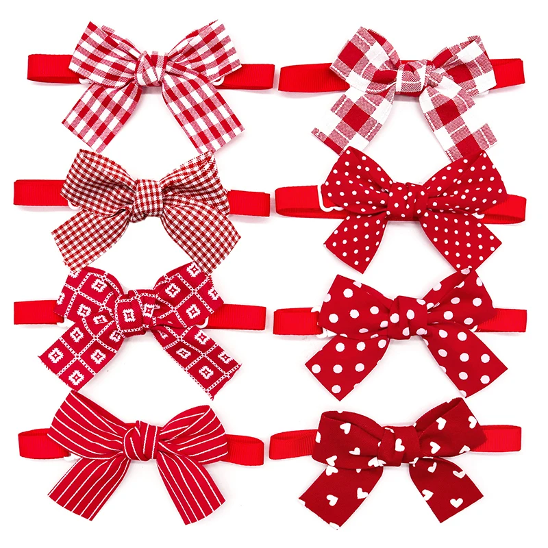 Fashion Adjustable Pet Dog Bow Tie Pet Collars Dogs Cats Pet Grooming Accessories Pet Supplies Valentine Day Pet Dog Tie