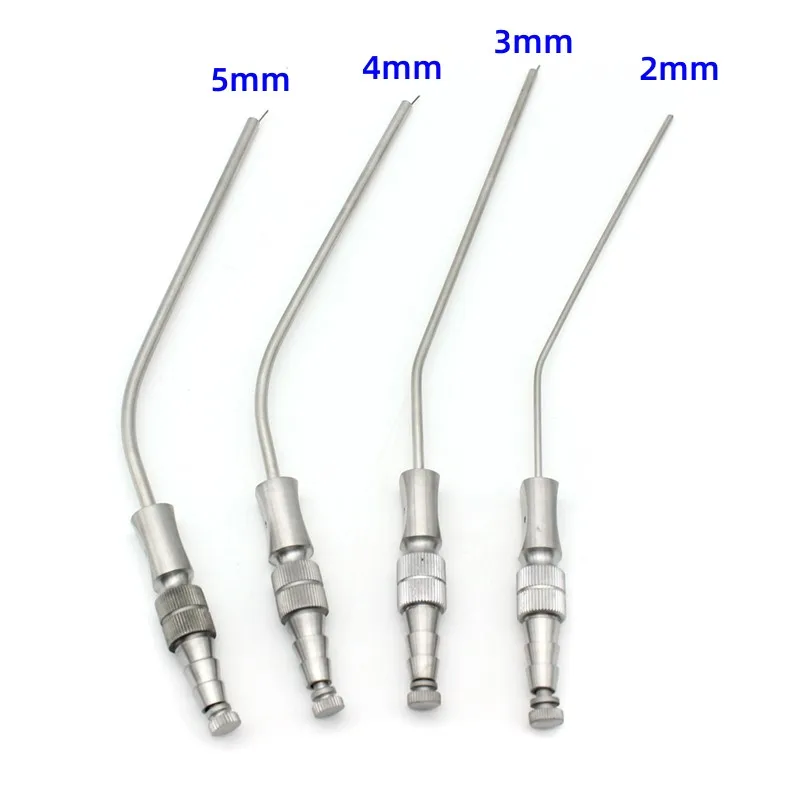 1Pcs Dental Aspirator Stainless Steel Suction Tube Stainless Steel Implant Dentist Surgical Tool Oral Weak Straw Tools