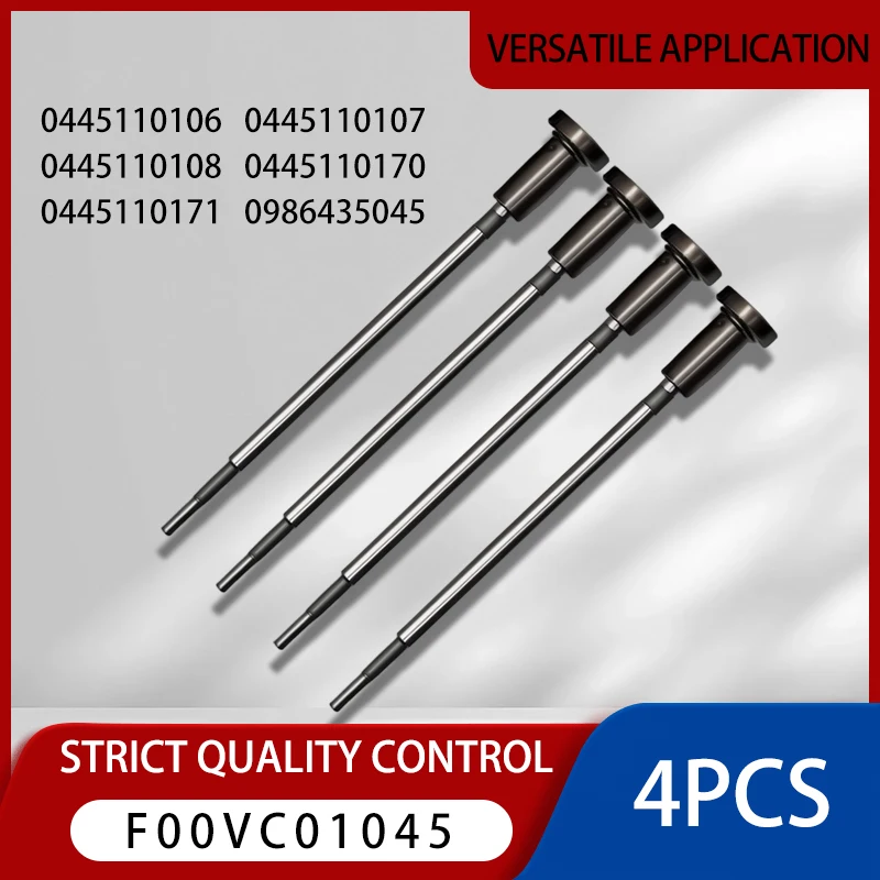 F00VC01045 Is Suitable For Bosch Valve Assemblies And Fits 0445110095, 0445110096, 0445110099,0445110100 Injectors.(LG2130)