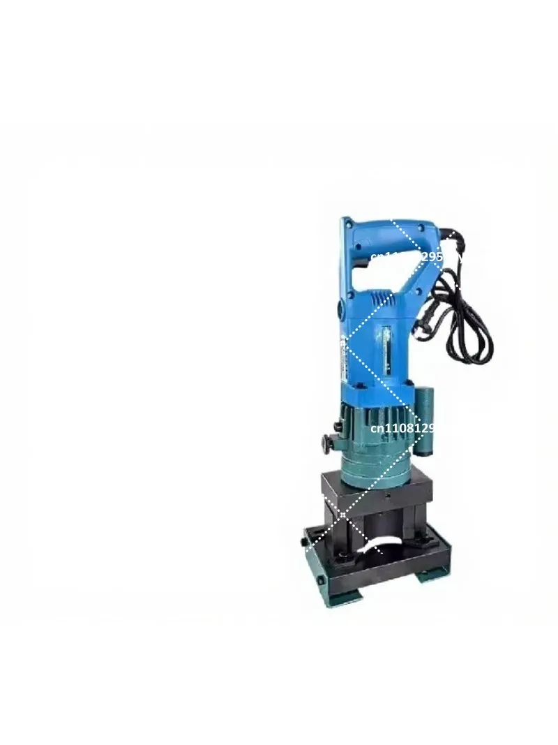 Plug-in angle iron shearing machine MH-60  steel cutting 45 degree fillet, portable angle steel cutting machine