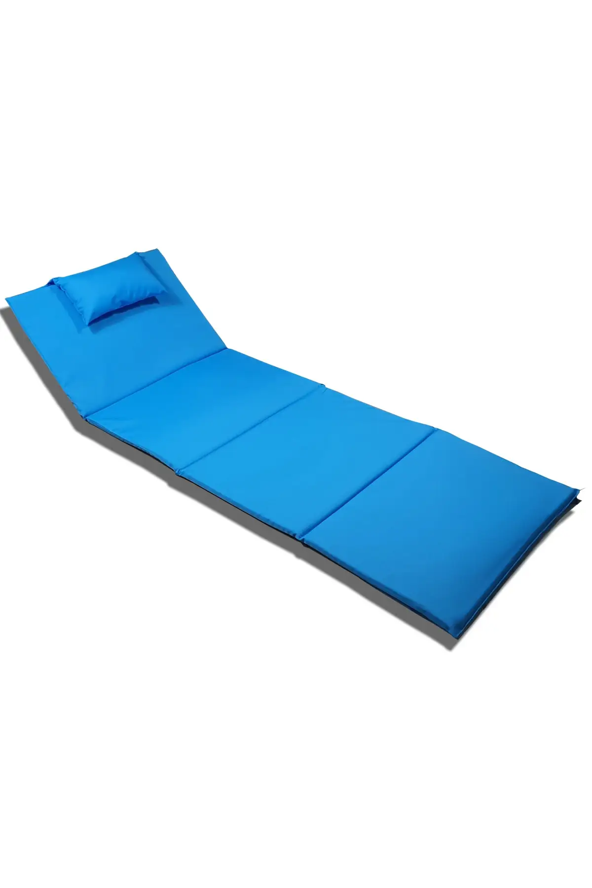 Portable Folding Bag Beach Chair Mat Padded Cushion