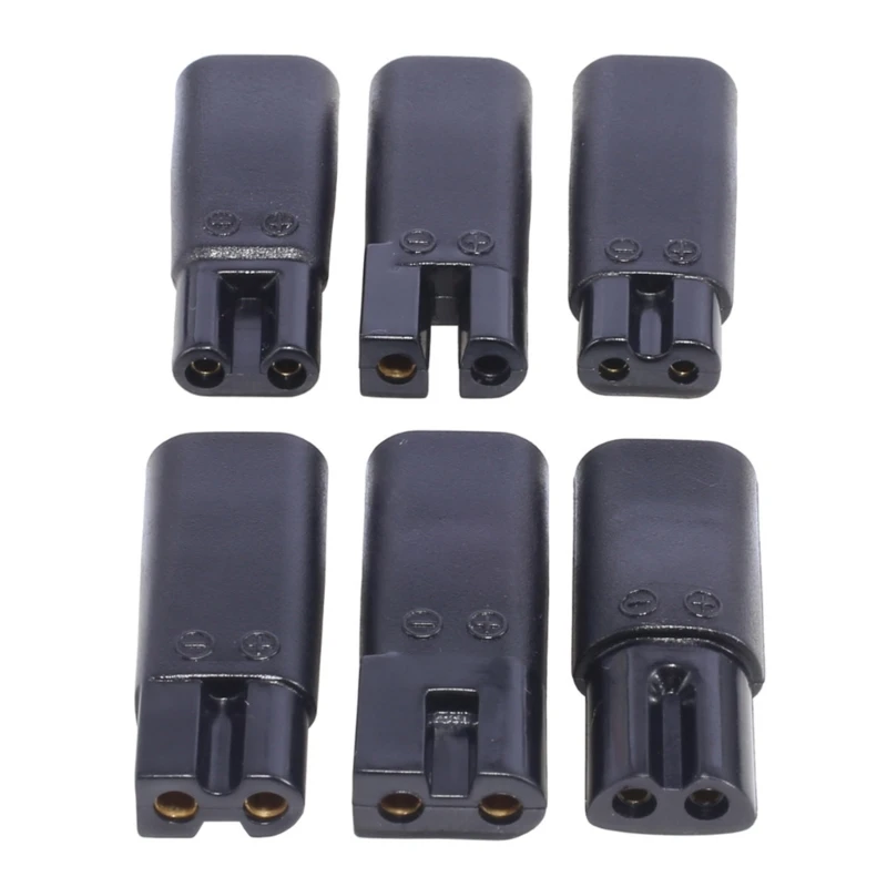 Type C to 2 Pin Power Plug Connectors Type C Female to 2 Pin Female Adapter Converter for Razor Charging