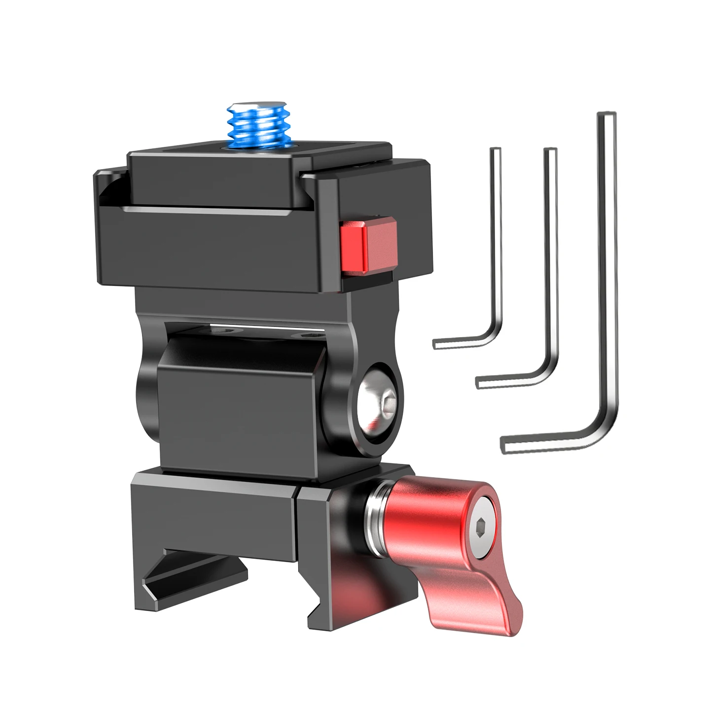 

Quick Release Mount Holder Mounting Plate with NATO Clamp Adjustable Camera Clamp Swivel for Monitor Flash Light DIY Attachment