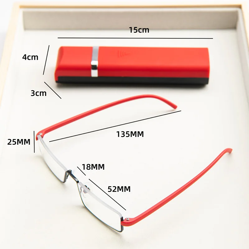 2Pcs Suit Anti-blue Light Reading Glasses Ultralight TR90 Sport Presbyopia Eyeglasses Women Men Far Sight Eyewaer With Case +1.2 image 6