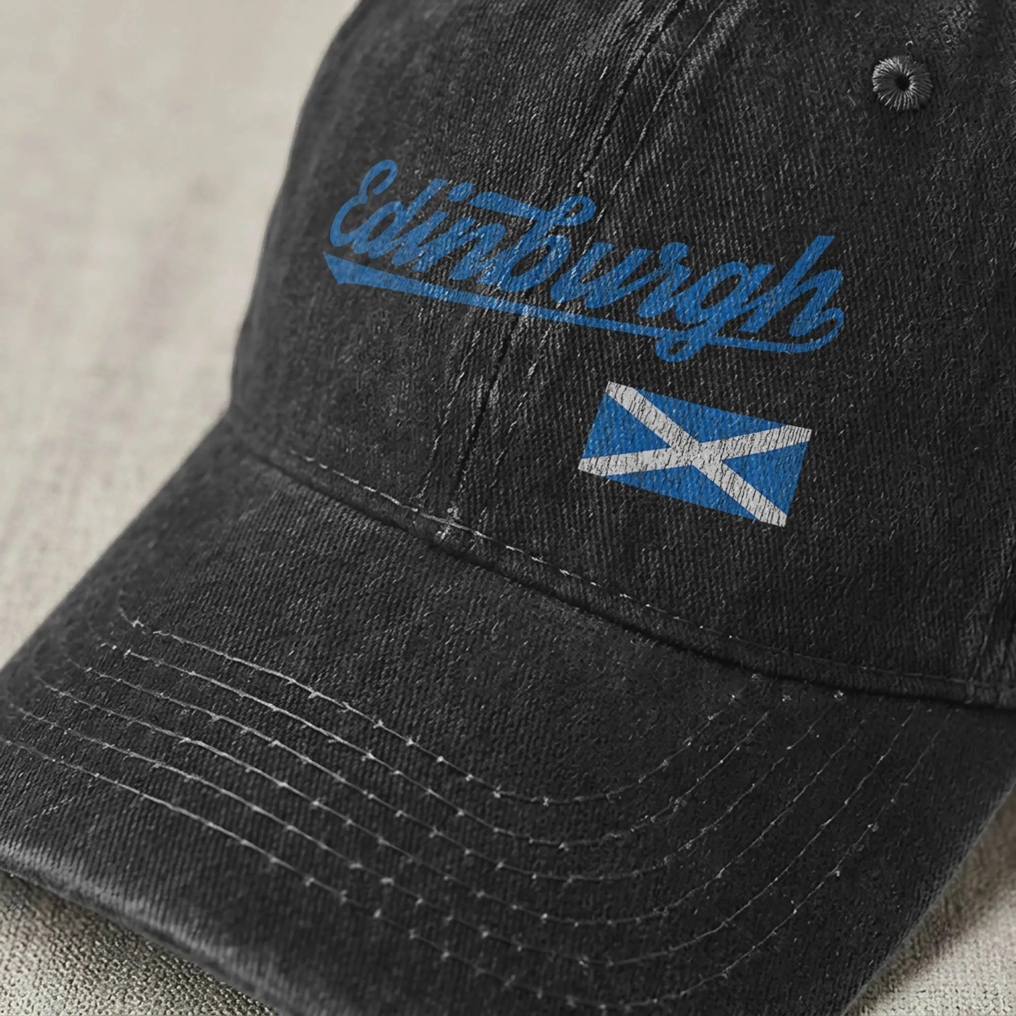 Edinburgh Scotland United King - Baseball Cap Fitted 评论和价格