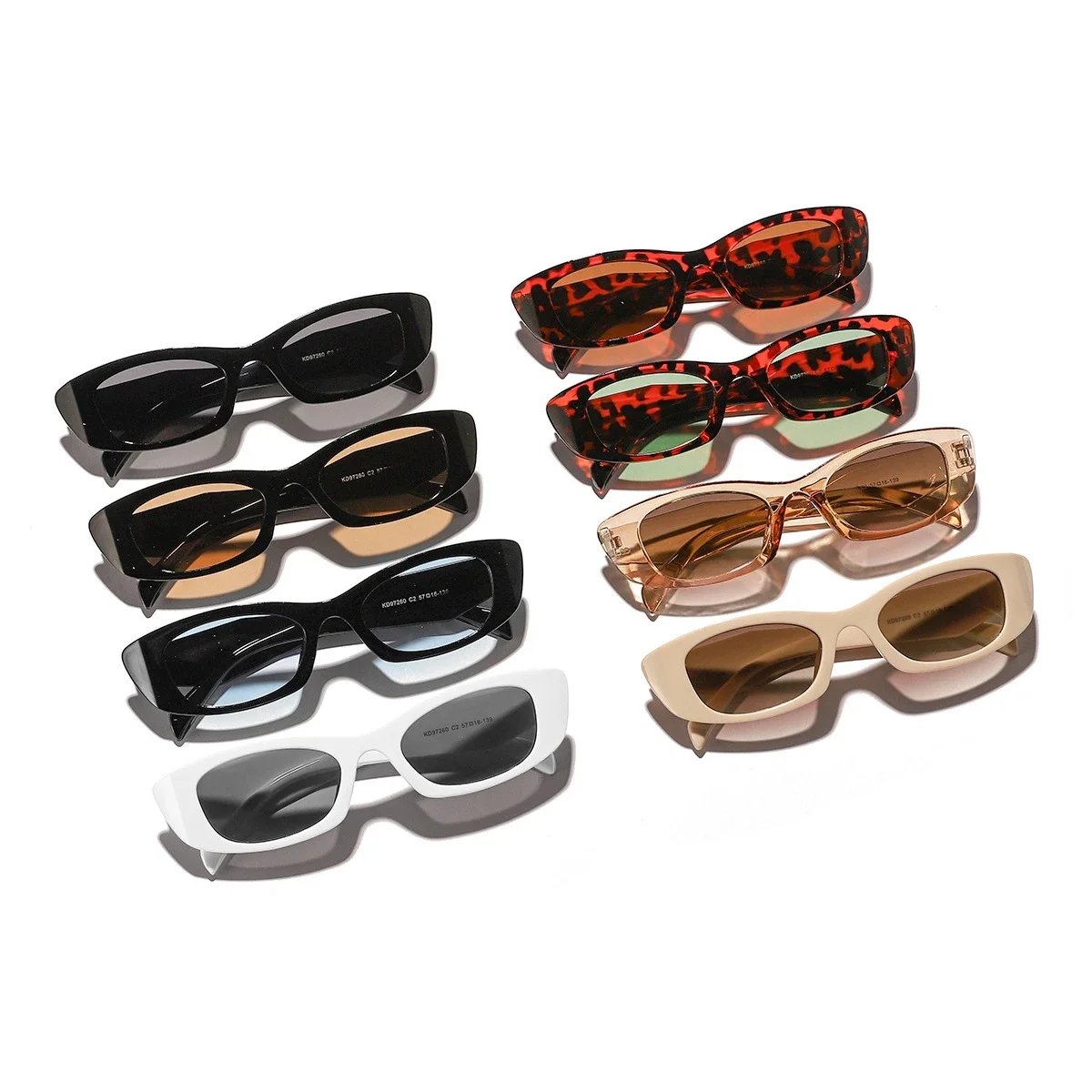 Vintage Small Square Sunglasses Men Women Retro Brand Designer Black Sun Glasses Unisex Ins Popular Shades Eyewear UV400 - view 3