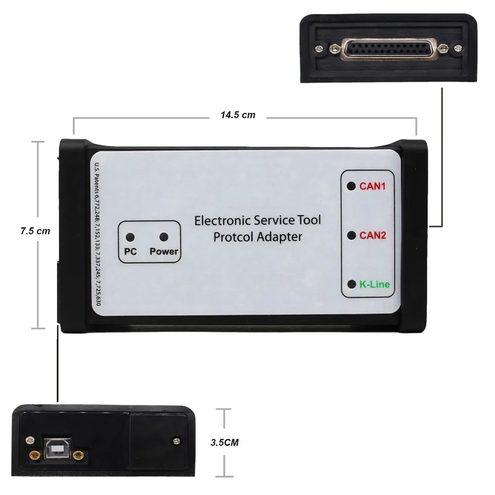 AvaCoreV8.6 OBD Diagnostic Tool Adapter For DPA5 EST Heavy Duty Truck Scanner EST Engineering Level Holland Electronic Service T