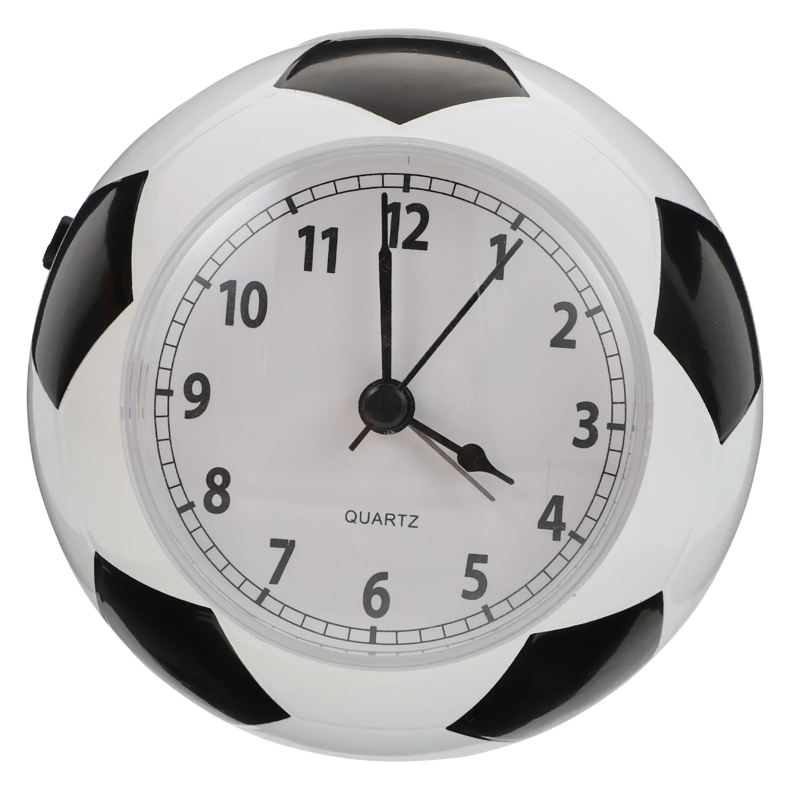 1pc forma de futebol mudo mesa alarme anel sino desktop padrão futebol relógio para casa estudantes presentes decoração
