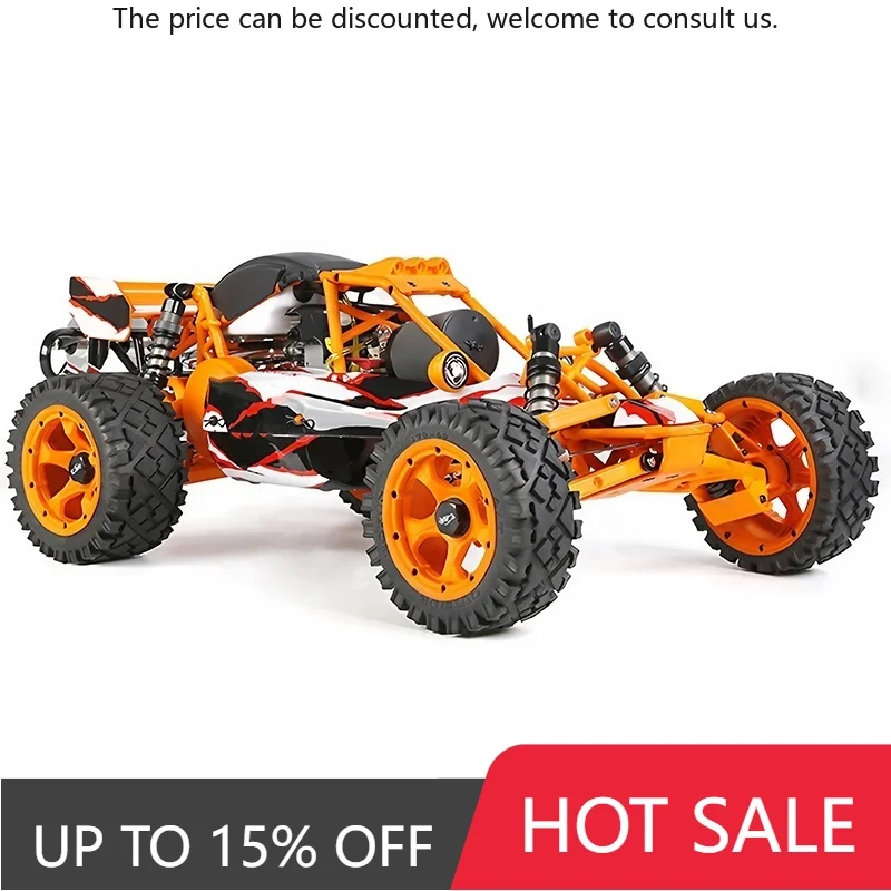 

ROFUN Q BAHA NYLON PRO 2024 2.4G RTR 1/5 Petrol Fuel CNC Metal Aluminum Radio Control 2 Stroke 36CC Engine RC Nitro Baja Truck