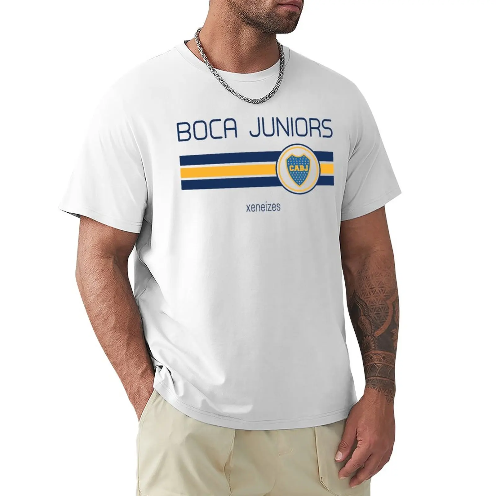 

Superliga - Boca Juniors (Away Yellow) T-Shirt vintage clothes heavyweight t shirts Short t-shirt t shirts for men graphic