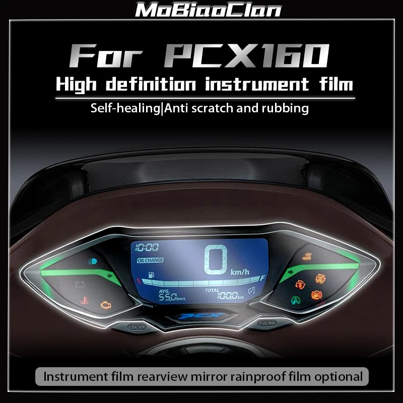 For HONDA PCX160  pcx 160 headlights tail lights instrument film rearview mirror film protective sticker accessories