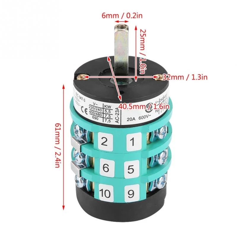 220V/380V Tire Changer Machine Motor Forward Reverse Switch Turn Table Pedal Switch Car Tire Changer Tool Auto Replacement Part