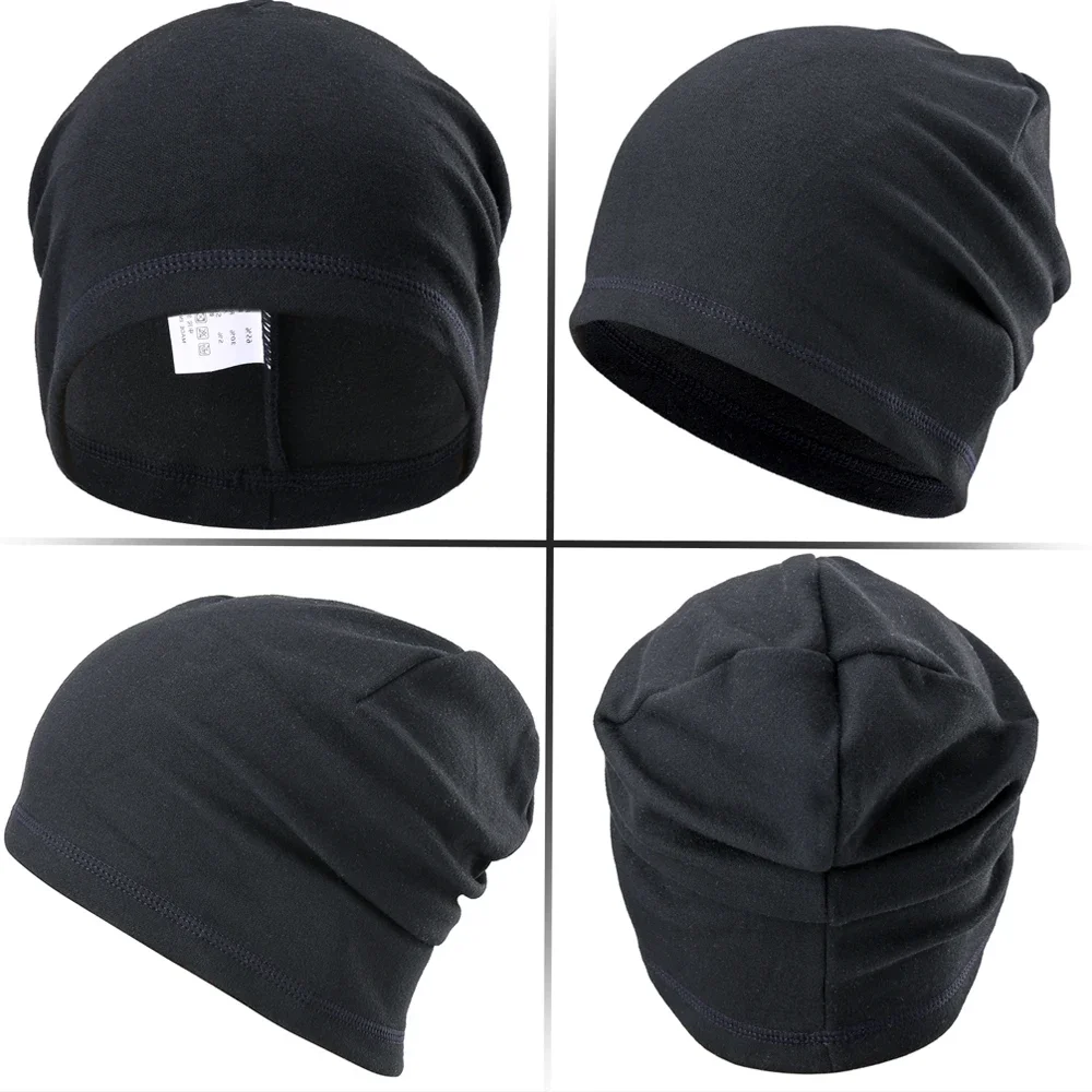 Cold Weather Warm Beanies Tactical Hats Winter Fleece Thermal Slouchy Turban Skullies Cap Stretch Snowboard Hip Hop Men Women