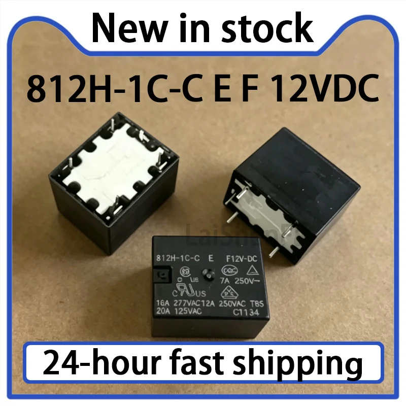 2PCS Brand New 812H-1C-C E F 12VDC 5-pin Relay