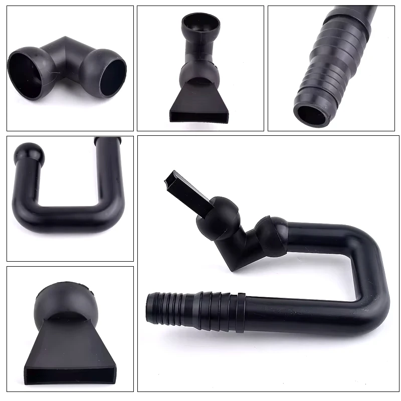 Aquarium Tank Pump Duckbill Water Outlet Nozzle U Type Fish Tank Adjustable Nozzle Duckbilled, Return Pipe Connector Fittings