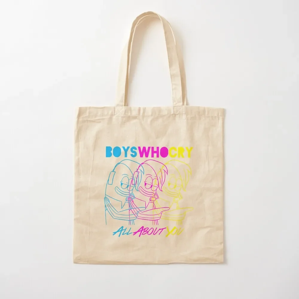 

Boys Who Cry (Cyan, Magenta, Yellow) Tote Bag Canvas bag canvas shopping bag