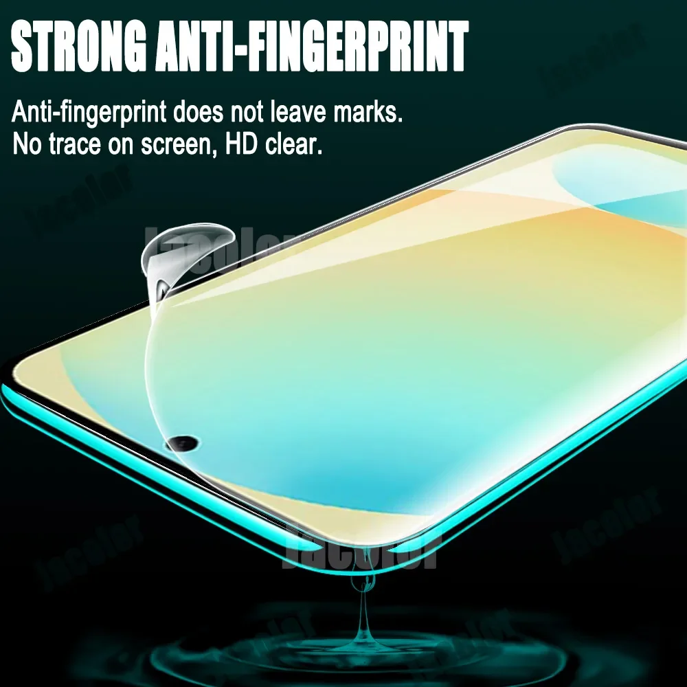 4 個スクリーンゲルプロテクターサムスンギャラクシー S24 Fe S24 + S23 ウルトラ S22 S21 Fe 安全ヒドロゲルフィルム S24Fe S 24 非強化ガラス