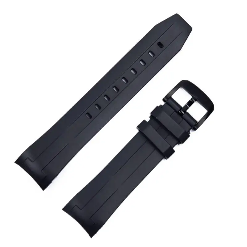 BEFIA-Bracelet de montre en caoutchouc souple pour homme, bracelet Tissot, Sea Star T120, incurvé, plongée, bracelet de montre en silicone, structure à broche, 22mm, T120417A