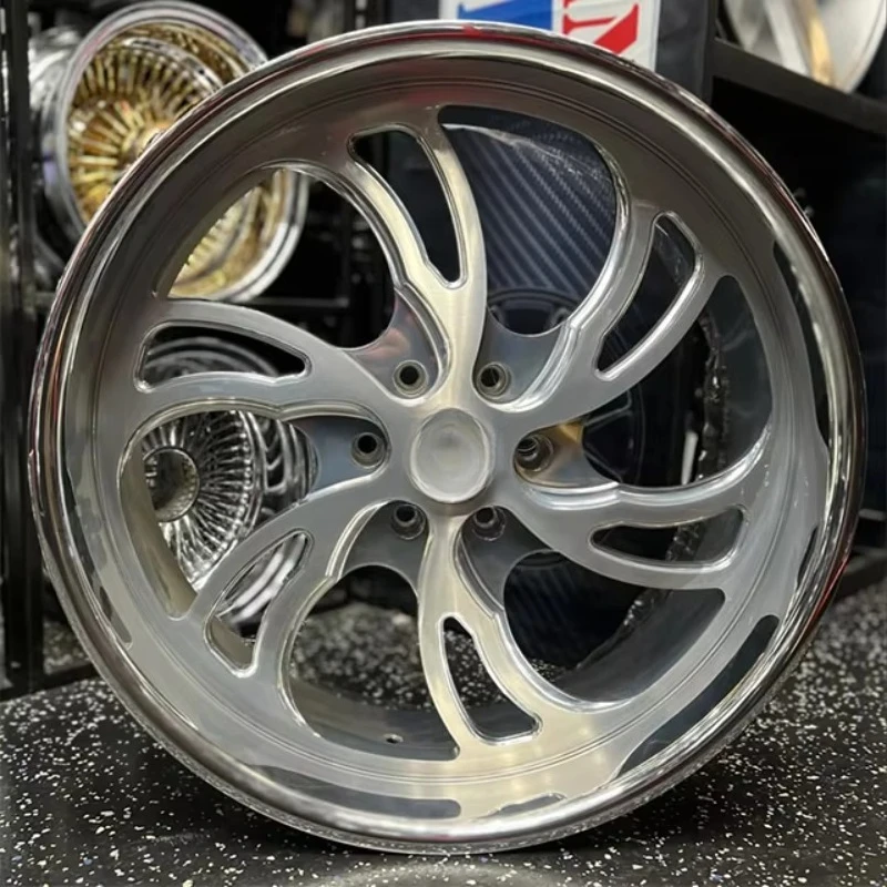 

Truck Wheel Rims Polish Chrome 5x127 5x120 18 20 22 24 26 28 30 Inch for impala jeep