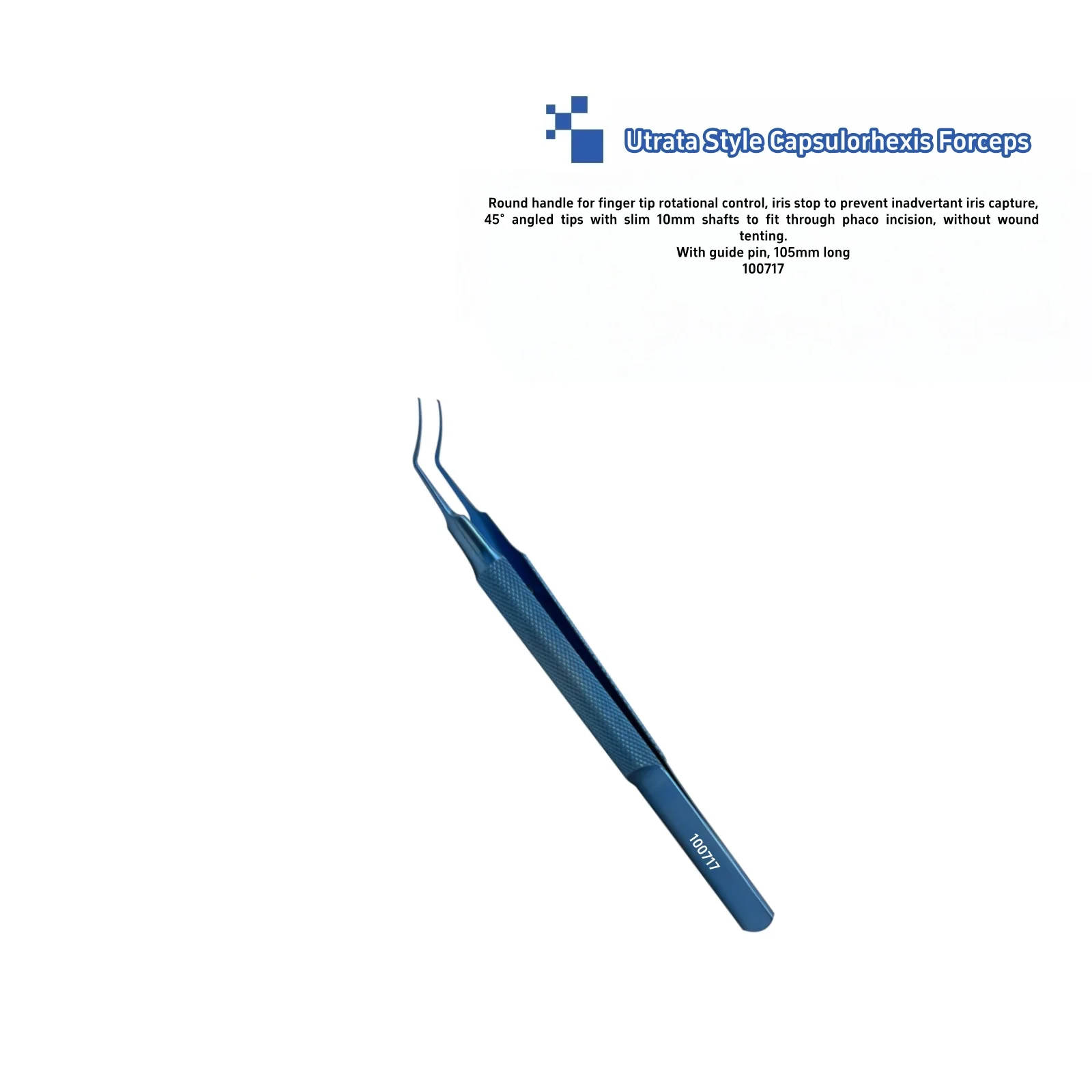 

Utrata Style Capsulorhexis Forceps Ophthalmic instrument tweezers multi-functional uses