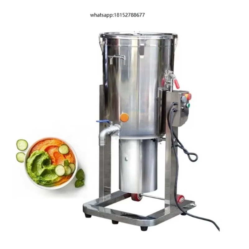 Industrial Automatic 100L Multifunctional Vegetable Fruit Chili Potato Tomato Pulp Processing Cutter Beater Puree Machine