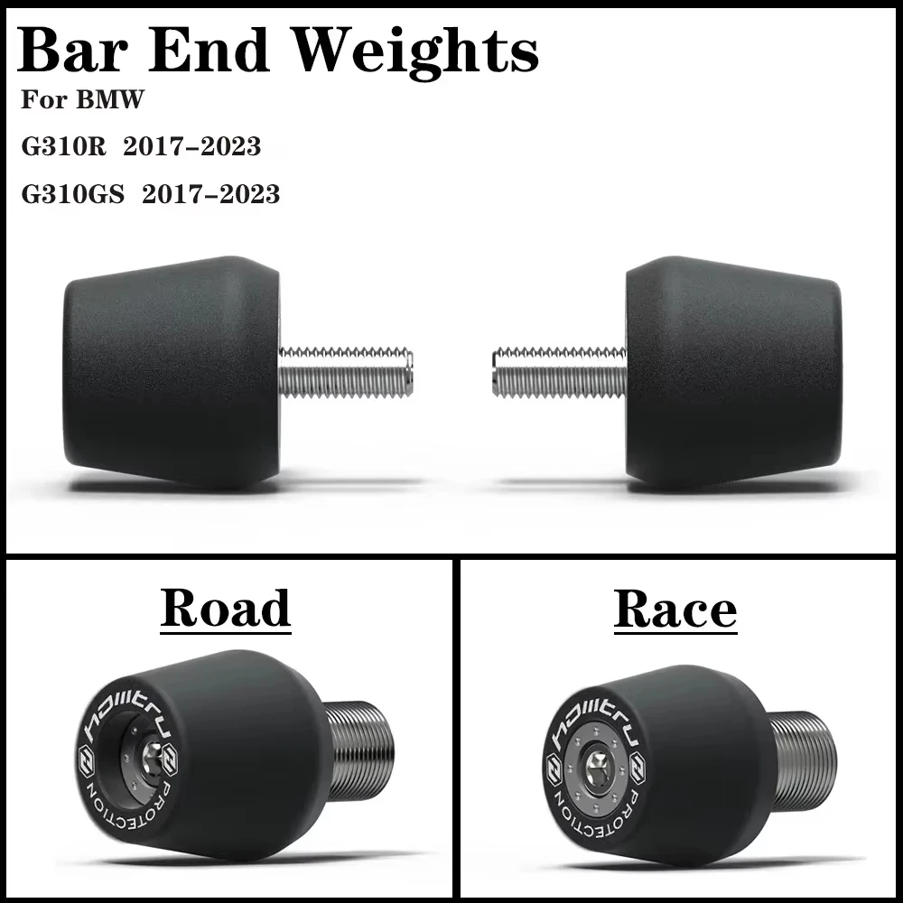 

Motorcycle Handle Bar End Weight Grips Cap For BMW G310R G310GS 2017 -2023