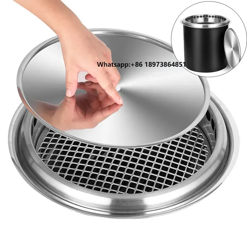 

Commercial Korean BBQ Grill Smokeless Tabletop Built-in Charcoal Grill Restaurant Equipment Professional BBQ Oven